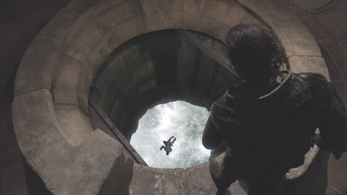 A fall through the moon door must hurt.